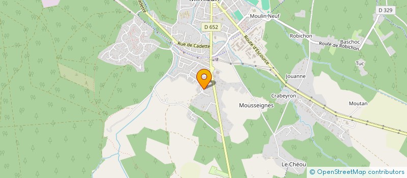 localisation de l'entreprise SCI JUSTELLE  MIMIZAN