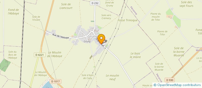 localisation de l'entreprise SCI JUSTELLE  GRUNY