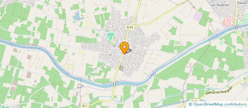 localisation de l'entreprise SCI JUSTENRI  CLAIRA