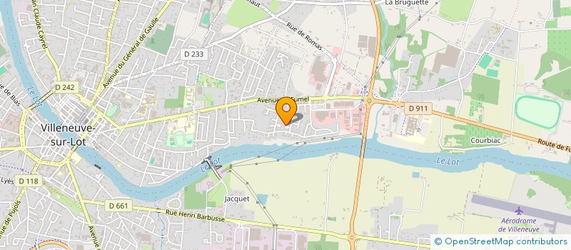 localisation de l'entreprise SCI JUSTESA  VILLENEUVE-SUR-LOT