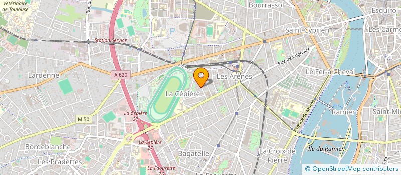 localisation de l'entreprise SCI JUSTEVI à TOULOUSE