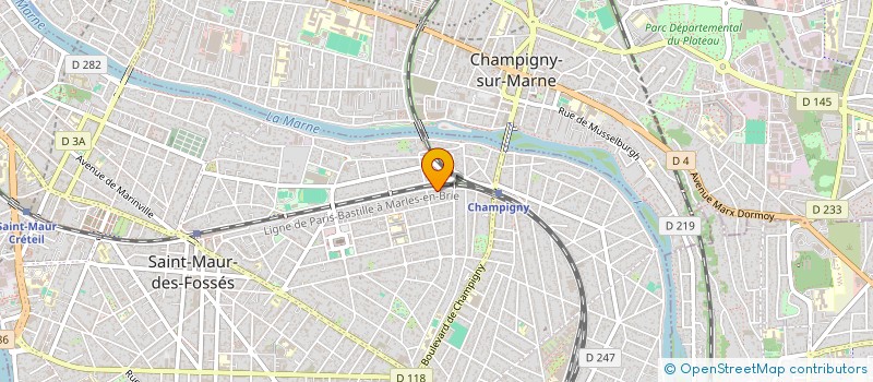 localisation de l'entreprise SCI JUSTIN à SAINT-MAUR-DES-FOSSES