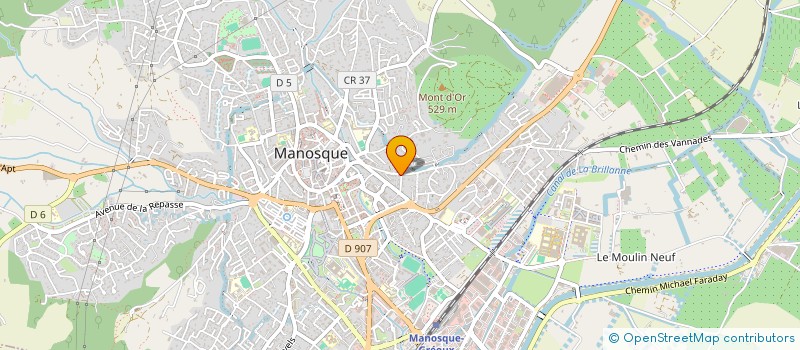localisation de l'entreprise SCI JUSTINE à MANOSQUE