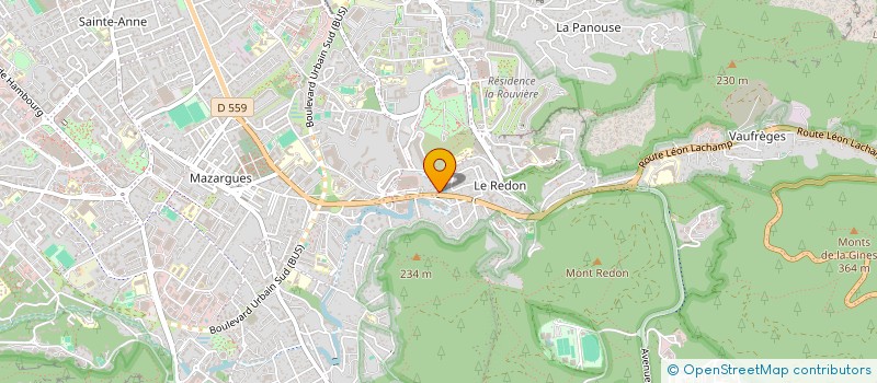 localisation de l'entreprise SCI JUSTINE à MARSEILLE