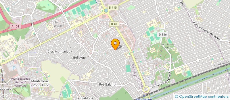 localisation de l'entreprise SCI JUSTINE à VILLEPINTE