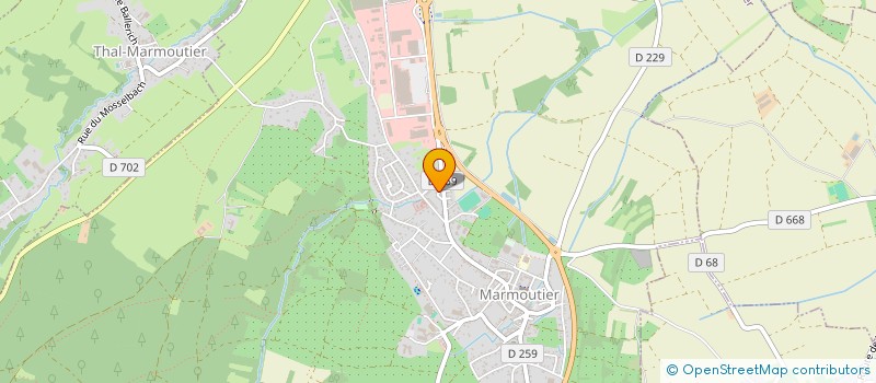 localisation de l'entreprise SCI JUSTINE  SCHWENHEIM