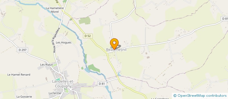 localisation de l'entreprise SCI JUSTINE NATHAN  LANDELLES-ET-COUPIGNY