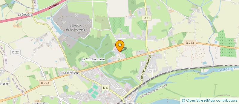 localisation de l'entreprise SCI JUSTINO  INGRANDES-LE-FRESNE-SUR-LOIRE