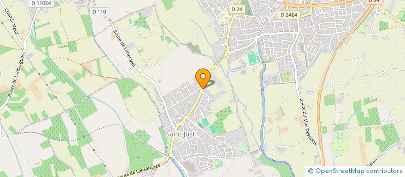 localisation de l'entreprise SCI JUSTMICLO  SAINT-JUST
