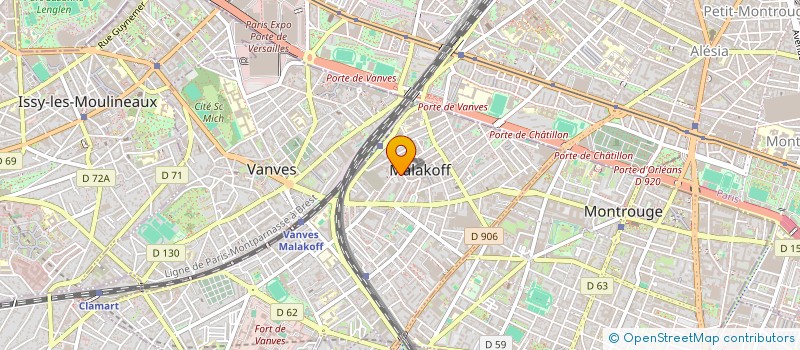 localisation de l'entreprise SCI JUTHO IMMO  MALAKOFF