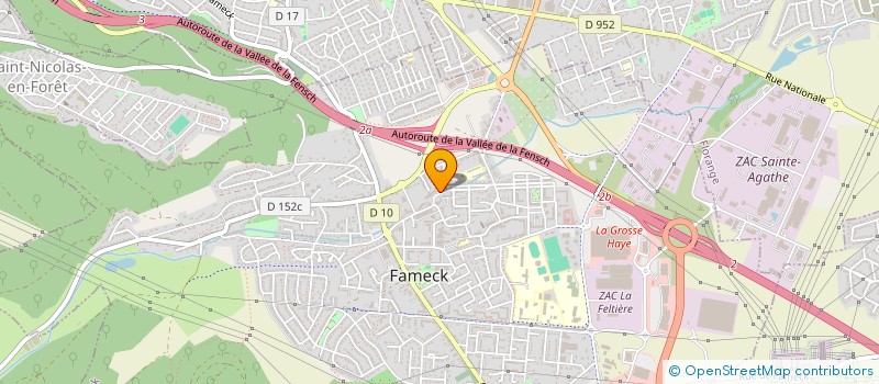 localisation de l'entreprise SCI JUVA  FAMECK