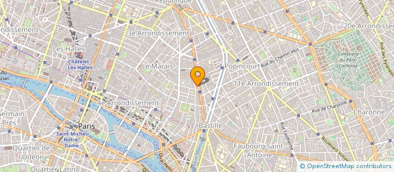 localisation de l'entreprise SCI JUVA à PARIS