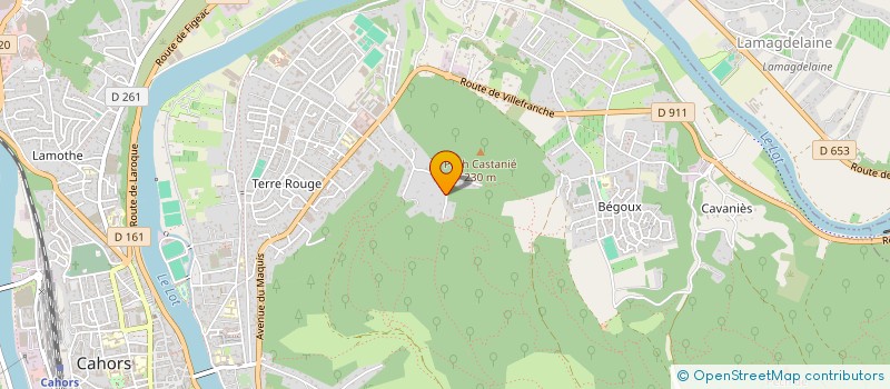 localisation de l'entreprise SCI JUVAL  CAHORS