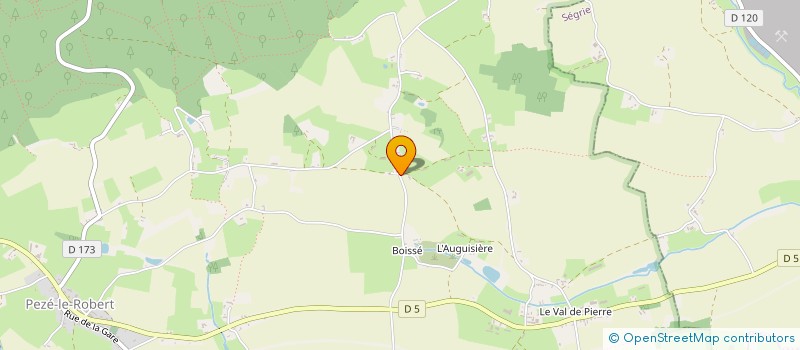 localisation de l'entreprise SCI JUVALCLE  PEZE LE ROBERT