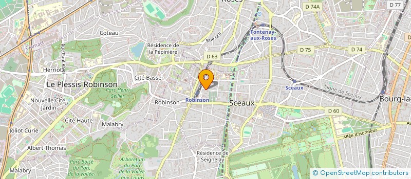 localisation de l'entreprise SCI JUVALEX à SCEAUX