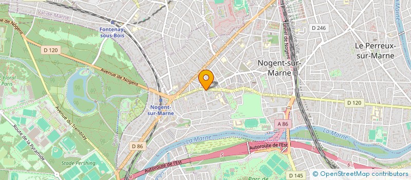 localisation de l'entreprise SCI JUVALIE à NOGENT-SUR-MARNE