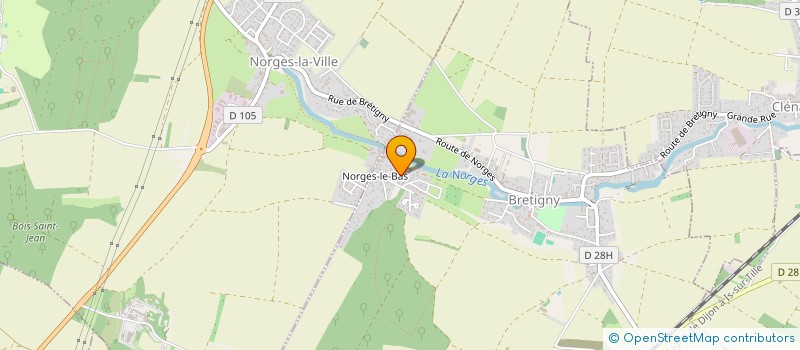 localisation de l'entreprise SCI JUVAMA  BRETIGNY