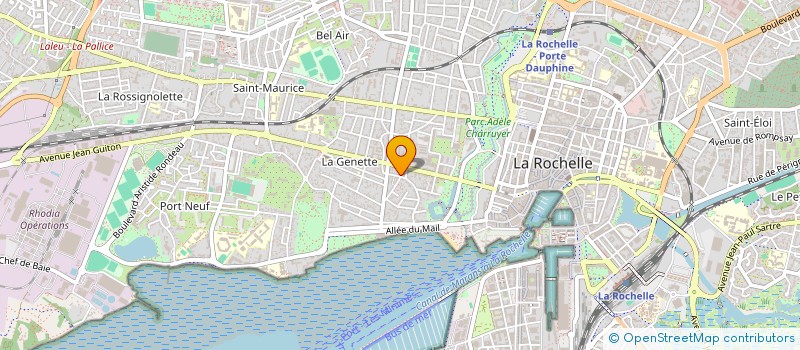 localisation de l'entreprise SCI JUVASCA  LA ROCHELLE