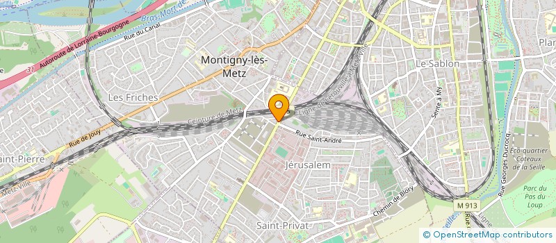 localisation de l'entreprise SCI JUVELA à MONTIGNY-LES-METZ