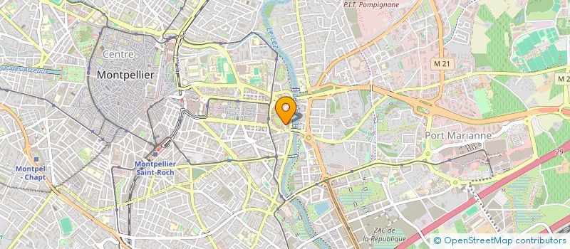 localisation de l'entreprise SCI JUVENAL à MONTPELLIER