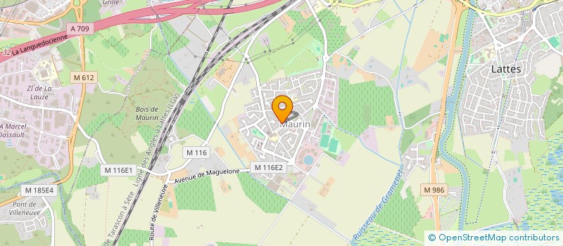 localisation de l'entreprise SCI JUVENAL DEVELOPPEMENT à LATTES