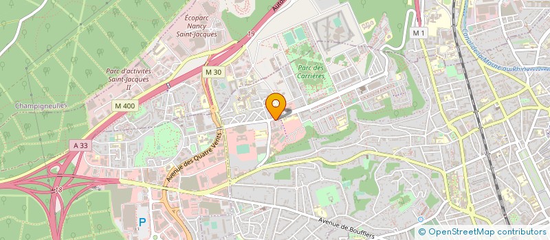 localisation de l'entreprise SCI JUVER  NANCY