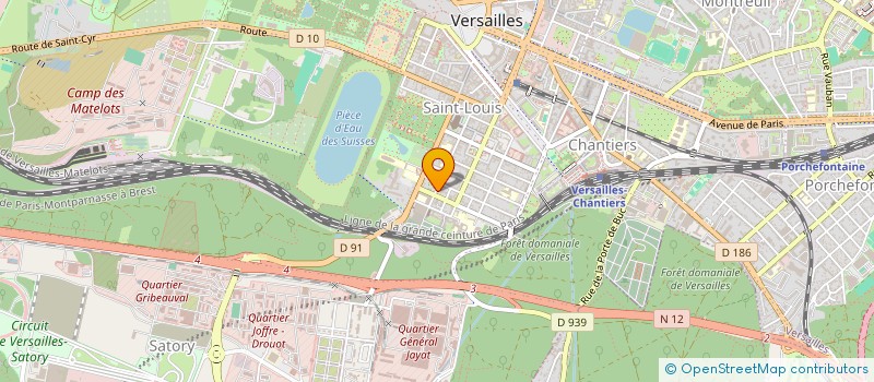 localisation de l'entreprise SCI JUVI à VERSAILLES
