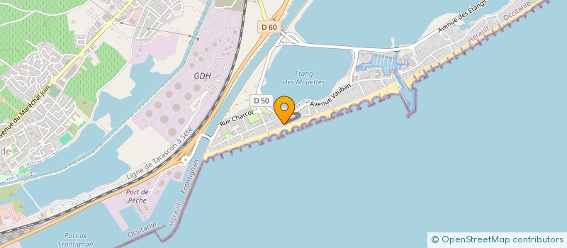 localisation de l'entreprise SCI JUVIAD à FRONTIGNAN