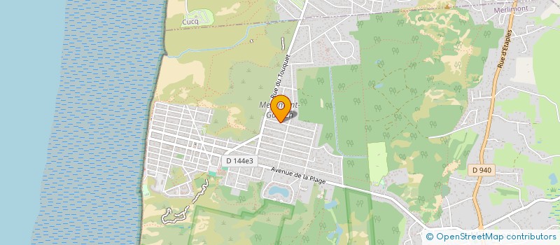 localisation de l'entreprise SCI JUVIC  MERLIMONT