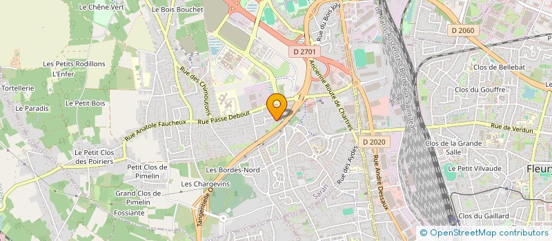 localisation de l'entreprise SCI JUVIMAR  SARAN