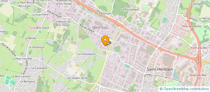 localisation de l'entreprise SCI JUVIN  SAINT-HERBLAIN