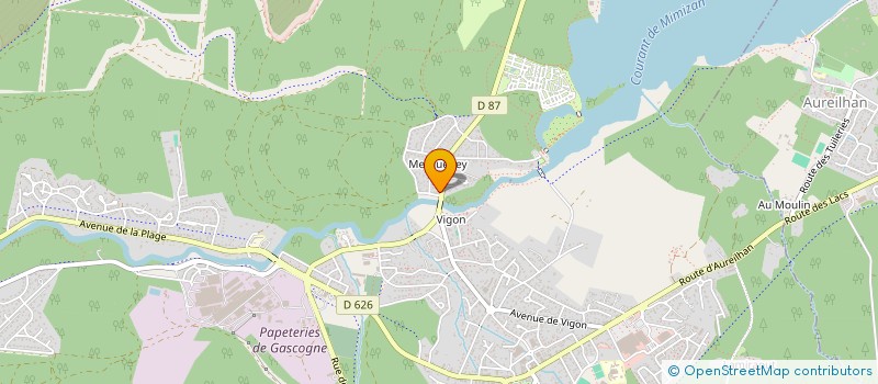 localisation de l'entreprise SCI JUVIN  MIMIZAN