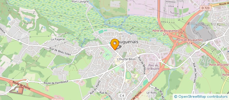 localisation de l'entreprise SCI JUVIN GEORGES ET CIE à BOUGUENAIS