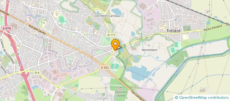 localisation de l'entreprise SCI JUVIN V.N.J.P.  TRELAZE