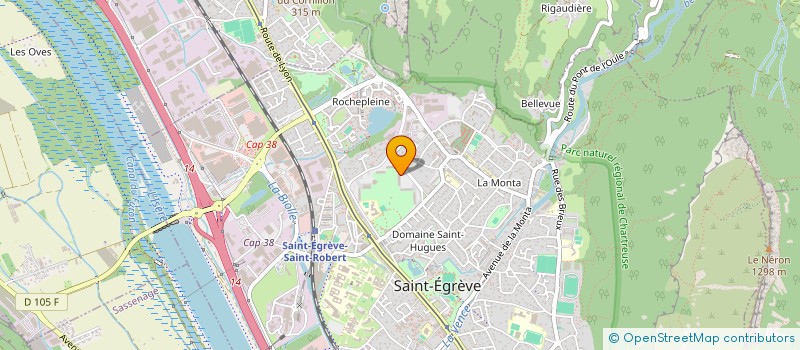 localisation de l'entreprise SCI JUVINIE  SAINT-EGREVE