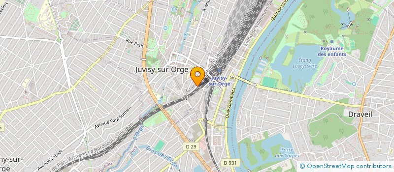 localisation de l'entreprise SCI JUVISION  JUVISY-SUR-ORGE