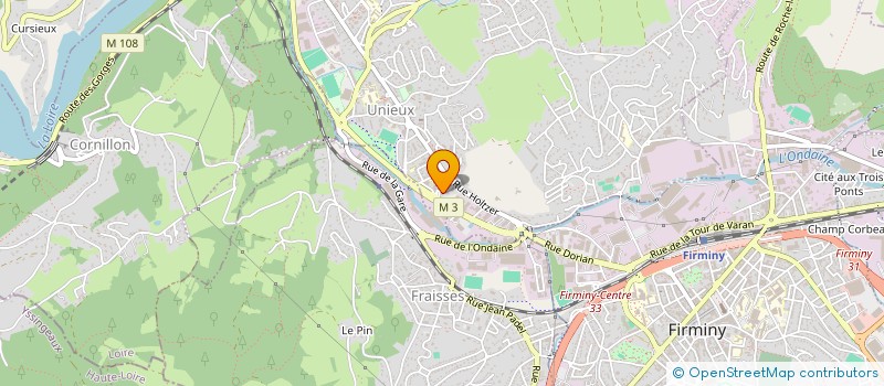 localisation de l'entreprise SCI JUWELA  UNIEUX