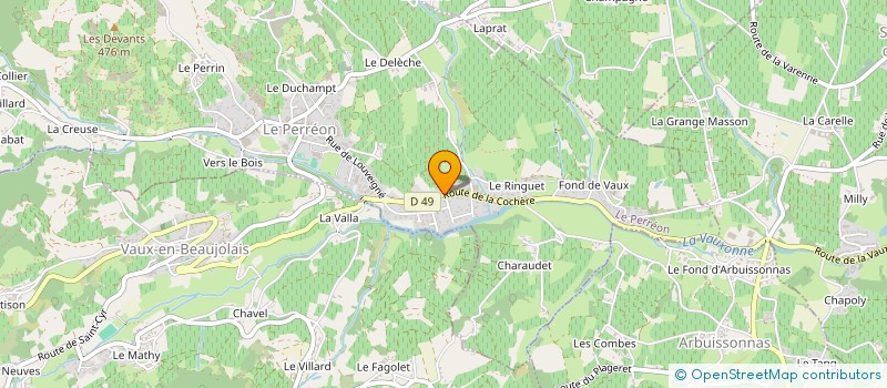 localisation de l'entreprise SCI JUYO  LE PERREON