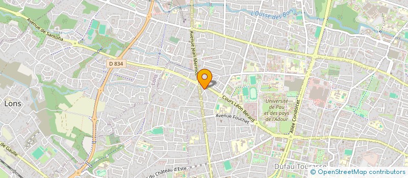 localisation de l'entreprise SCI JUYOUX à PAU