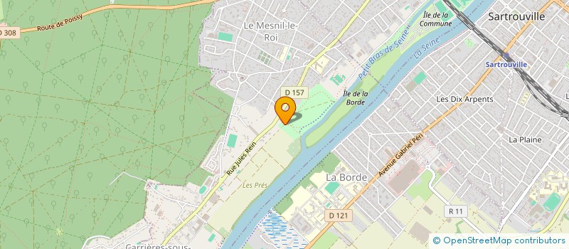 localisation de l'entreprise SCI JUZIERS  LE MESNIL-LE-ROI