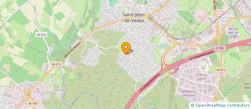 localisation de l'entreprise SCI JV 1984  SAINT-JEAN-DE-VEDAS