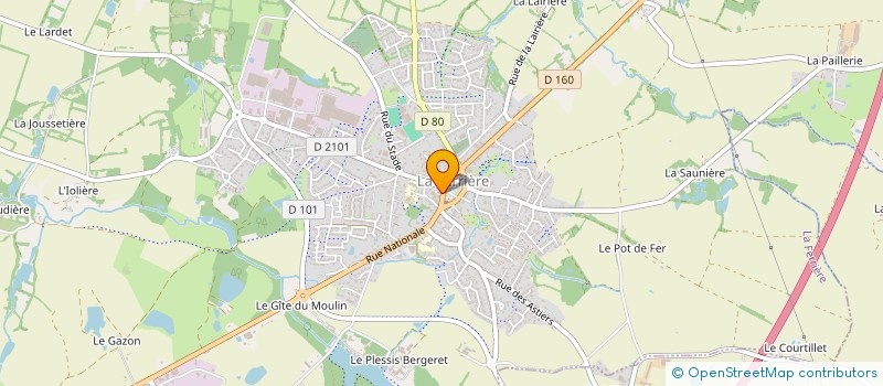 localisation de l'entreprise SCI JV  LA FERRIERE