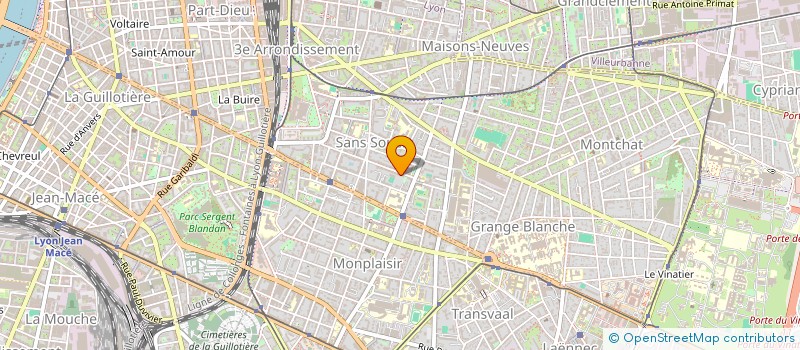 localisation de l'entreprise SCI JV  LYON