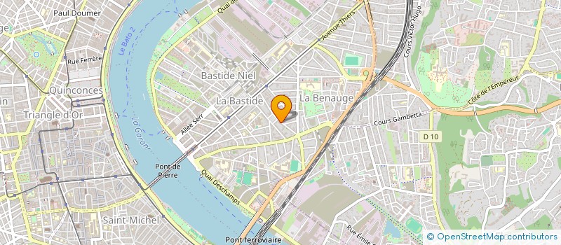 localisation de l'entreprise SCI JV  BORDEAUX