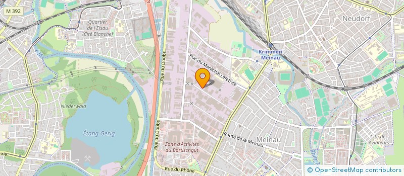 localisation de l'entreprise SCI JV GRANITE  STRASBOURG