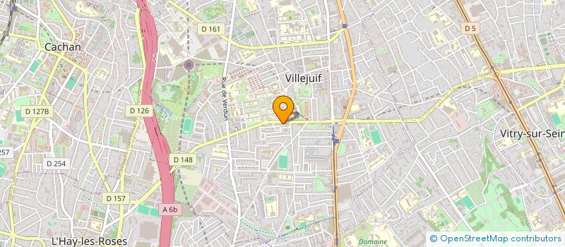 localisation de l'entreprise SCI JV IDF ARAGON à VILLEJUIF