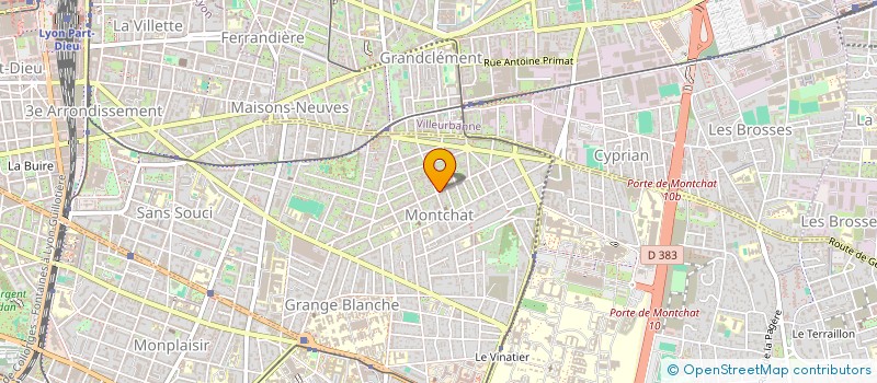 localisation de l'entreprise SCI JV MEDIC  LYON