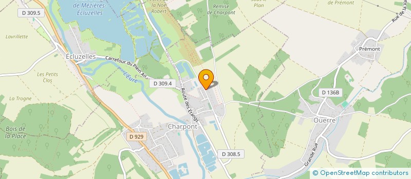 localisation de l'entreprise SCI JV NORMANDIE à CHARPONT