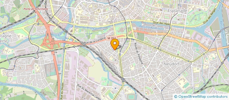 localisation de l'entreprise SCI JV1  STRASBOURG