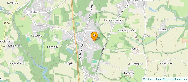 localisation de l'entreprise SCI JV2F  LE HINGLE